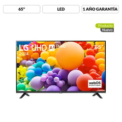 LG - Televisor 65 pulgadas 4K Ultra HD Smart TV ThinQ, AI webOS24, 65UT7300PSA