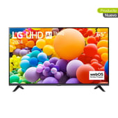 LG - Televisor LG 65 pulgadas 4K Ultra HD Smart TV ThinQ, AI webOS24, 65UT7300PSA