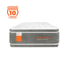 COLCHONES ROMANCE RELAX - Colchón Semidoble Firmeza Adaptable Ortopédico con Doble Pillow Confort Supremo 120 x 190 cm + Sabanas Romance Relax  - Precio de Aniversario