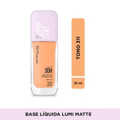 MAYBELLINE - Bases de maquillaje Líquida SUPERSTAY LUMI MATTE 340 AS X 35 ML