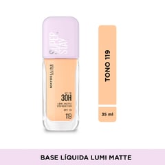 MAYBELLINE - Bases de maquillaje Líquida SUPERSTAY LUMI MATTE 340 AS X 35 ML