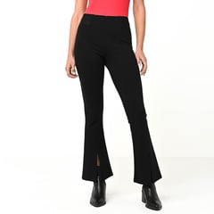 MOSSIMO - Leggins Flare Mujer Tiro alto