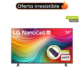 LG - Televisor NANOCELL|55 Pulgadas| Smart TV 55NANO80TSA|Incluye Magic Remote