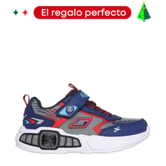 SKECHERS - Tenis con luces Light Storm 3 para Niño con Velcro