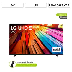 LG - Televisor UHD|86 Pulgadas|Smart TV 86UT8050|Incluye Magic Remote