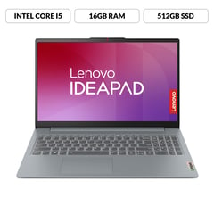 LENOVO - Portátil Ideapad Slim 3 | Intel Core i5 Serie H | 16GB de RAM | 512GB SSD de Almacenamiento | Windows 11 | Pantalla 15.6 pulgadas Touch | IP Slim 3 | Computador Portátil