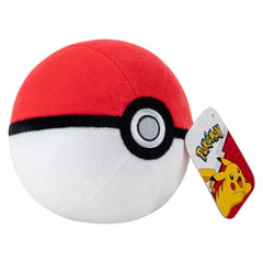 POKEMON - Peluche Pokebola Rojo Blanc