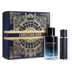 DIOR - Set Sauvage - Eau de parfum y vaporizador de viaje, edición limitada