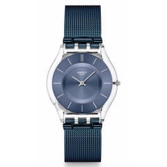 SWATCH - Relojes Unisex COOL SKIES. Relojes Acero inoxidable Azul SS08K120M