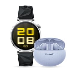 HUAWEI - Smartwatch GT5 41MM | 5 ATM resistencia al agua | pantalla AMOLED táctil a color + Freebuds 5i