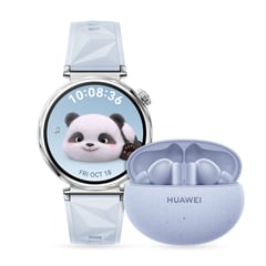 HUAWEI - Smartwatch GT5 41MM | 5 ATM resistencia al agua | pantalla AMOLED táctil a color + Freebuds 5i