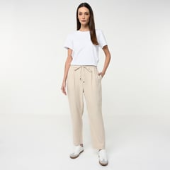 BASEMENT - Jogger Mujer Tiro alto