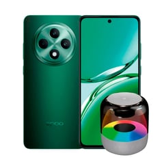 OPPO - Celular Reno12 F 256 GB 5G|12 GB RAM | Cámara principal 50 MP dual + 8 MP + 2 MP| Cámara frontal 32 MP|Pantalla 6.6"| Carga rápida de 45 W SUPERVOOC |Procesador MEDIATEK Dimensity 6300