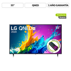 LG - Televisor 55 pulgadas QNED 4K Ultra HD Smart TV