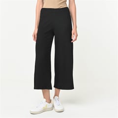 UNIVERSITY CLUB - Pantalón Culotte Mujer Tiro alto con Ojalillo de Algodón