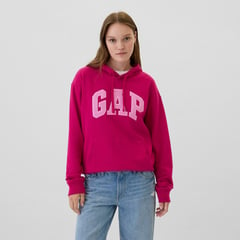 GAP - Hoodie Mujer Con Logo de Algodón