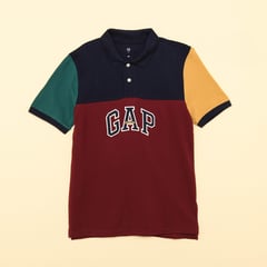 GAP - Camiseta Polo Niño con Estampado Algodón