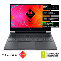 HP - Portátil Victus Gaming | AMD Ryzen¿ 5 | 16GB RAM | 1TB SSD Almacenamiento| NVIDIA® GeForce RTX¿ 3050 | Windows 11 | 15 pulgadas | 15-fb2015la | Computador portátil gaming