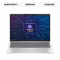 HP - Portátil Pavilion Aero | AMD Ryzen 5 con IA | 16GB RAM | 512GB SSD Almacenamiento| Windows 11 | 13 pulgadas | 13-bg0002la | Computador portátil