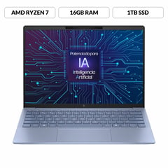 HP - Portátil Pavilion Aero | AMD Ryzen 7 con IA | 16GB RAM | 1TB SSD Almacenamiento| Windows 11 | 13 pulgadas | 13-bg0000la | Computador portátil