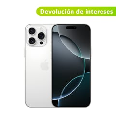 APPLE - iPhone 16 Pro Max 256 GB | 8 GB RAM | Pantalla 6.9 Pulgadas | Chip A18 Pro | Control de la Cámara | Diseñado para Intelligence | Cámara Posterior 48 MP