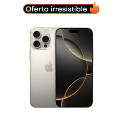 APPLE - IPhone 16 Pro Max 256 GB | 8 GB RAM | Pantalla 6.9 Pulgadas | Chip A18 Pro | Control de la Cámara | Diseñado para Intelligence | Cámara Posterior 48 MP