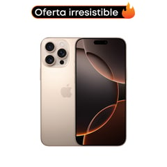 APPLE - IPhone 16 Pro Max 256 GB | 8 GB RAM | Pantalla 6.9 Pulgadas | Chip A18 Pro | Control de la Cámara | Diseñado para Intelligence | Cámara Posterior 48 MP