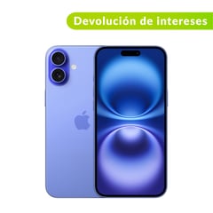 APPLE - iPhone 16 Plus 128 GB | 8 GB RAM | Pantalla 6.7 Pulgadas | Chip A18 | Control de la Cámara | Diseñado para Intelligence | Cámara Posterior 48 MP