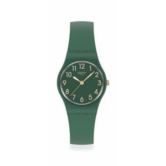 SWATCH - Reloj Unisex NOTES OF PECAN. Reloj Plástico Verde LG130