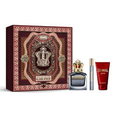 JEAN PAUL GAULTIER - Set de Perfume Hombre Scandal Incluye: Perfume 100 ml + All Over Gel de Baño 75 ml + Eau de Toilette For Him 10 ml