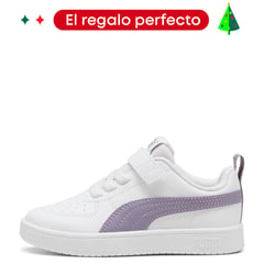 PUMA - Tenis moda Rickie AC PS para Niña con Velcro