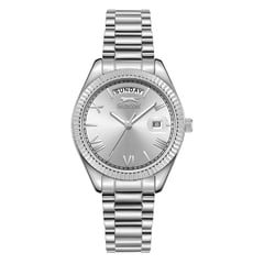 SLAZENGER - Reloj Mujer LADIES. Reloj Acero Inoxidable Plateado SL.9.2338.4.01