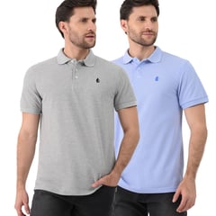 NEWPORT - Camisetas Polo Manga Corta para Hombre Pack de 2