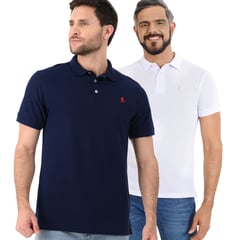 NEWPORT - Camisetas Polo Manga Corta para Hombre Pack de 2