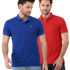 NEWPORT - Camisetas Polo Manga Corta para Hombre Pack de 2