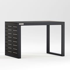 CRATE & BARREL - Mesa Auxiliar Exterior Negro Alfresco