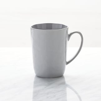 CRATE & BARREL - Mug Mercer Gris Claro 9 cm