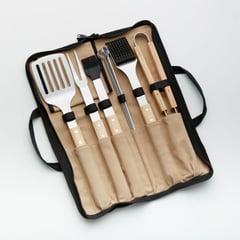 CRATE & BARREL - Utensilios de Asado BBQ Set x 9