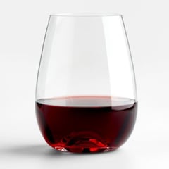 CRATE & BARREL - Copa de Vino Tinto Lulie en Vidrio sin Tallo 458 ml