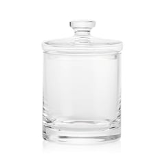 Crate & Barrel - Contenedor de Vidrio 8 x 14 cm