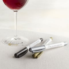 CRATE & BARREL - Marcadores de Copas de Vino Set x 3