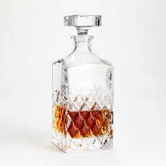 CRATE & BARREL - Decantador de Whiskey Hatch 946 ml.