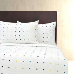 BENETTON - Funda de Plumón Estampada de Algodón 220 hilos Dots