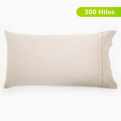 BASEMENT HOME - Funda de Almohada 300 Hilos Algodón 90 x 50 cm