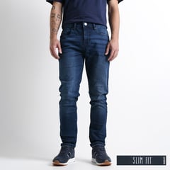 BEARCLIFF - Jean 5 Bolsillos para Hombre Slim