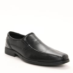 NEWBOAT - Zapatos Formales Hombre Manchester Negro efecto Cuero