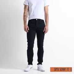 BEARCLIFF - Jean 5 Bolsillos para Hombre Super skinny