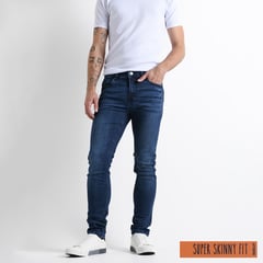 BEARCLIFF - Jean 5 Bolsillos para Hombre Super skinny