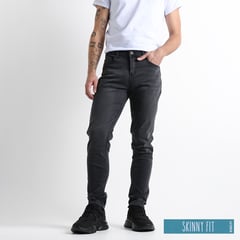 BEARCLIFF - Jean 5 Bolsillos para Hombre Skinny