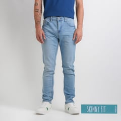 BEARCLIFF - Jean 5 Bolsillos para Hombre Skinny